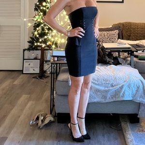 Bebe strapless dress